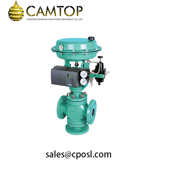 Pneumatic Cage Guided Three Way Globe Control Valve, DN25DN400 CAMTOP
