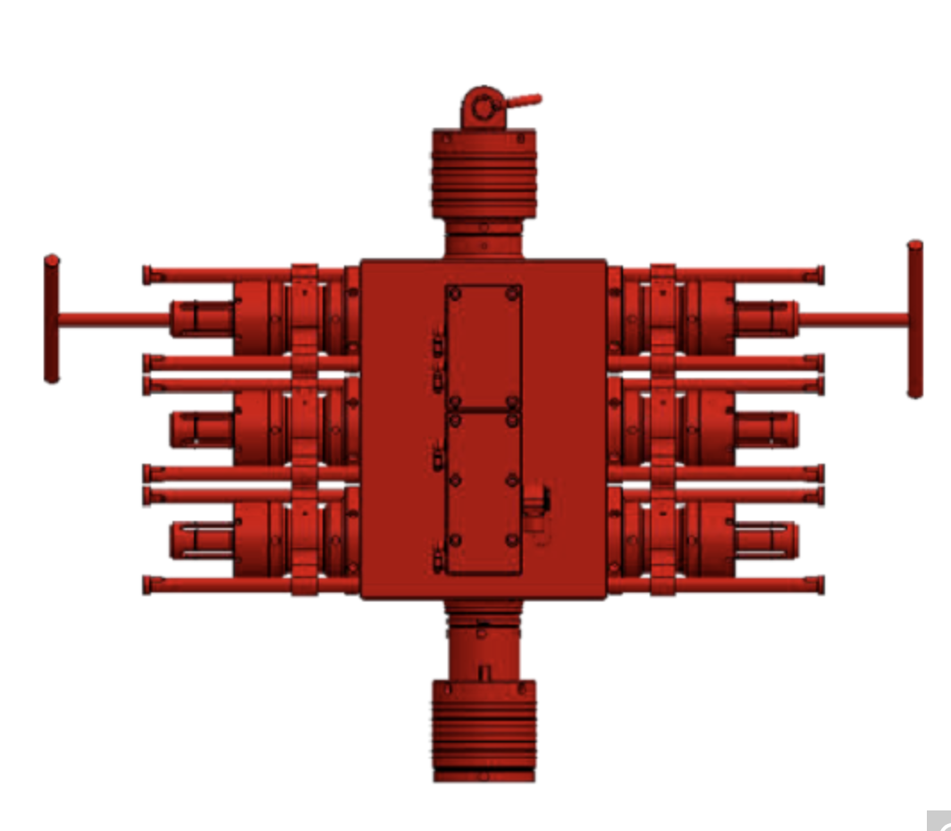FZ7-70 Hydraulic Control Single Ram BOP | 70MPa Wireline BOP (JK21-194.00) CAMTOP FZ7-70 Hydraulic Control Single Ram BOP | 70MPa Wireline BOP (JK21-194.00) — oilfield drilling equipment product image