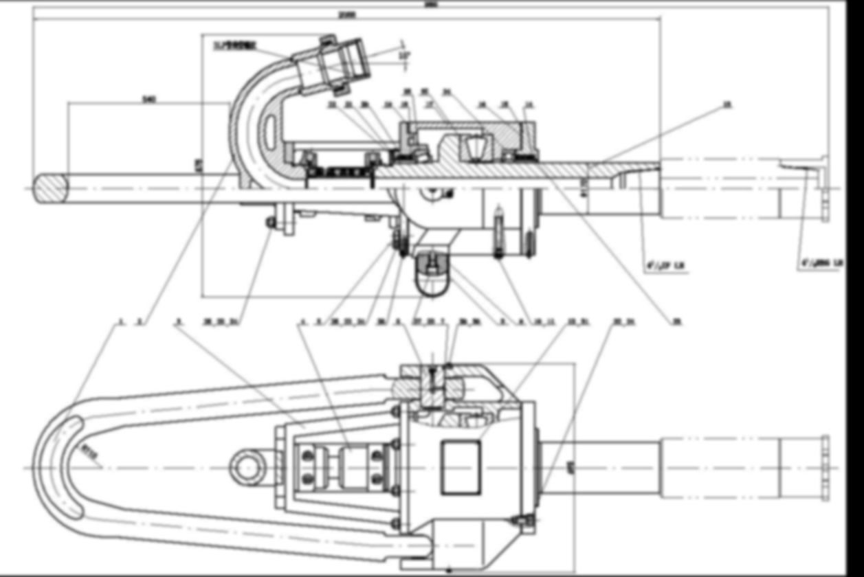 SL160 Rotary Swivel Assembly Drawing