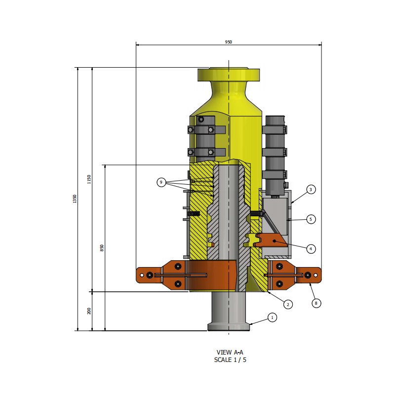 CAMTOP HYDRAULIC COFLEXIP QUICK CONNECTOR ASSEMBLY — oilfield drilling equipment product image