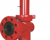 CAMTOP Adjustable Choke Valve H2 Type - Red Flanged Wellhead Choke Valve for Flow Control