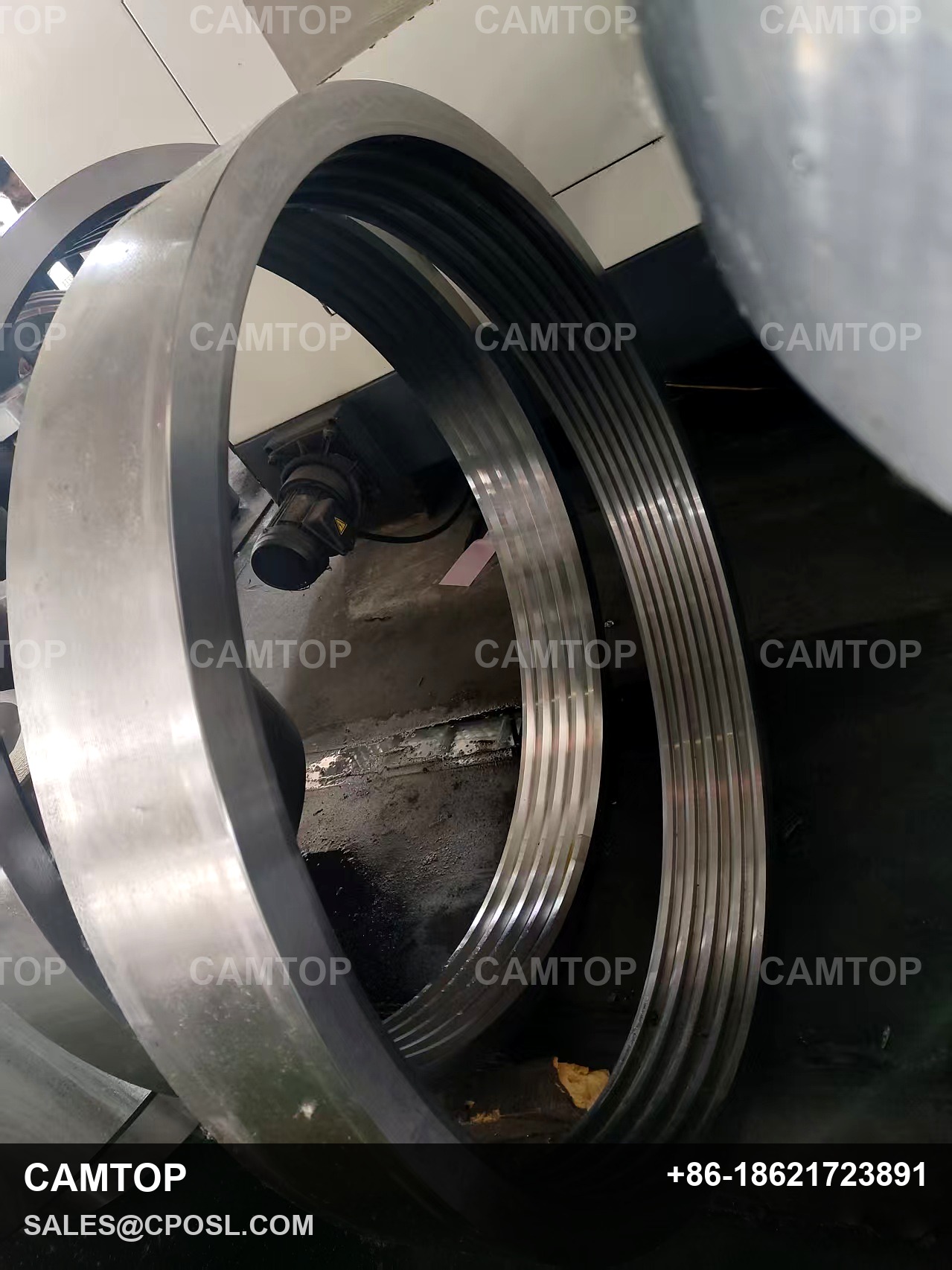 CAMTOP FHZ43-21 Annular BOP hydrostatic pressure testing - 4500psi test in progress