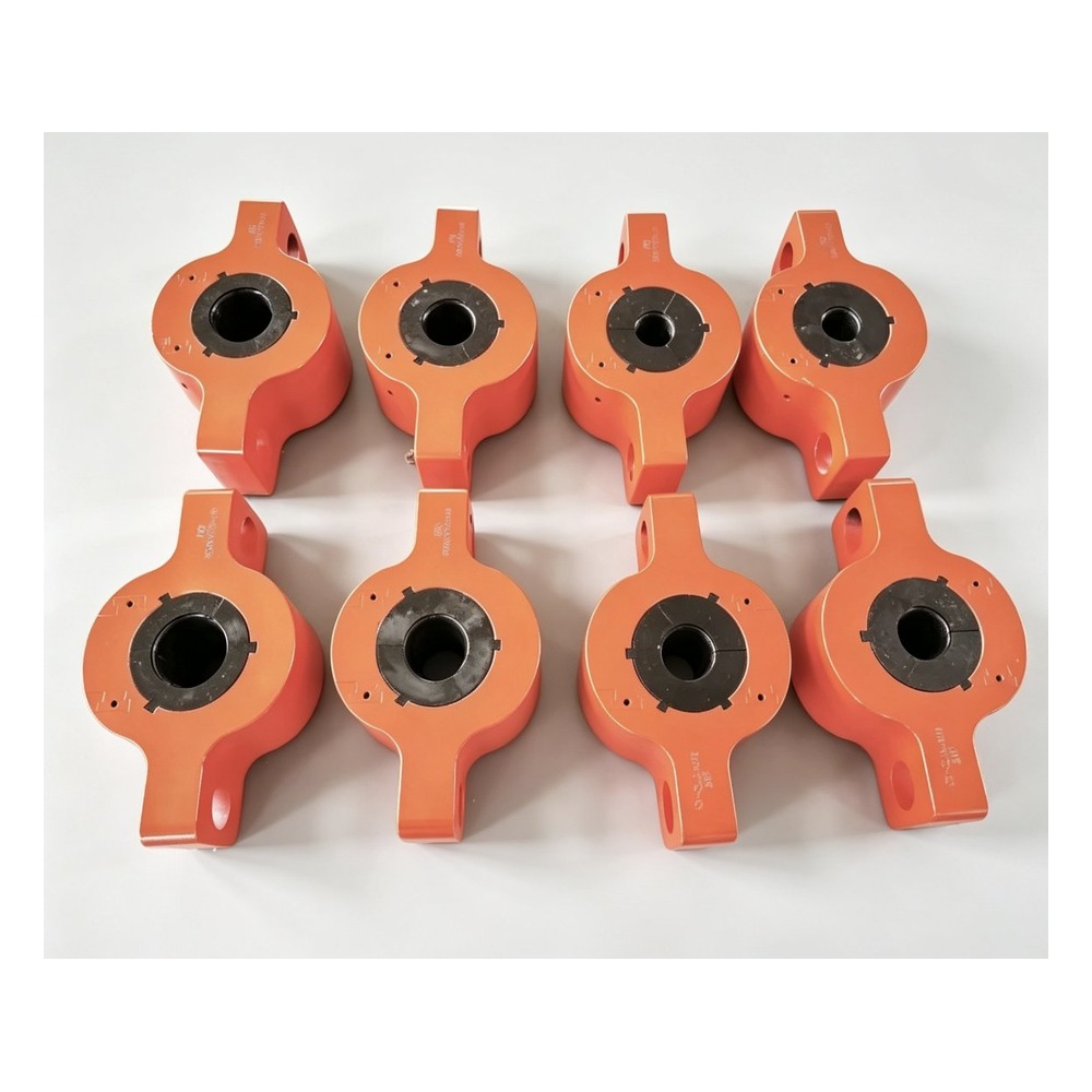 CAMTOP Heavy Load Tubing Clamp — alloy steel, 20–30 ton load capacity, sizes 1 1/4" to 3", QPQ-coated for H2S service, coiled tubing handling and surface intervention