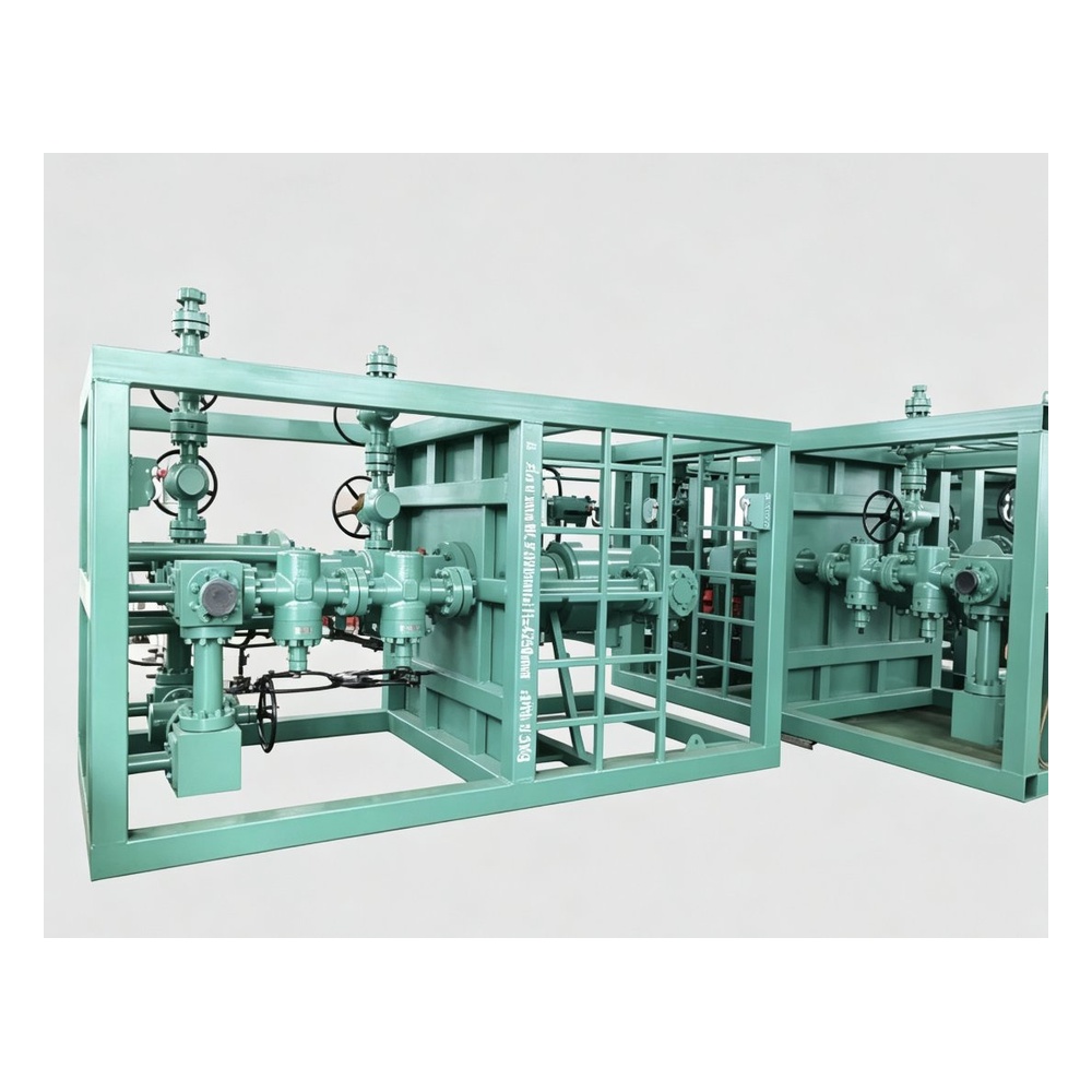 CAMTOP Sand Trap Separator — API 6A, 5K–15K PSI, alloy steel, wellhead surface testing sand catcher, flowback / fracturing cleanup