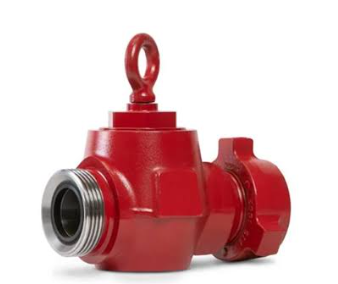 CAMTOP Weco Top Entry Check Valve - Red painted 3 inch 15K extended life check valve with hammer union style body cap and lifting eye - factory direct
