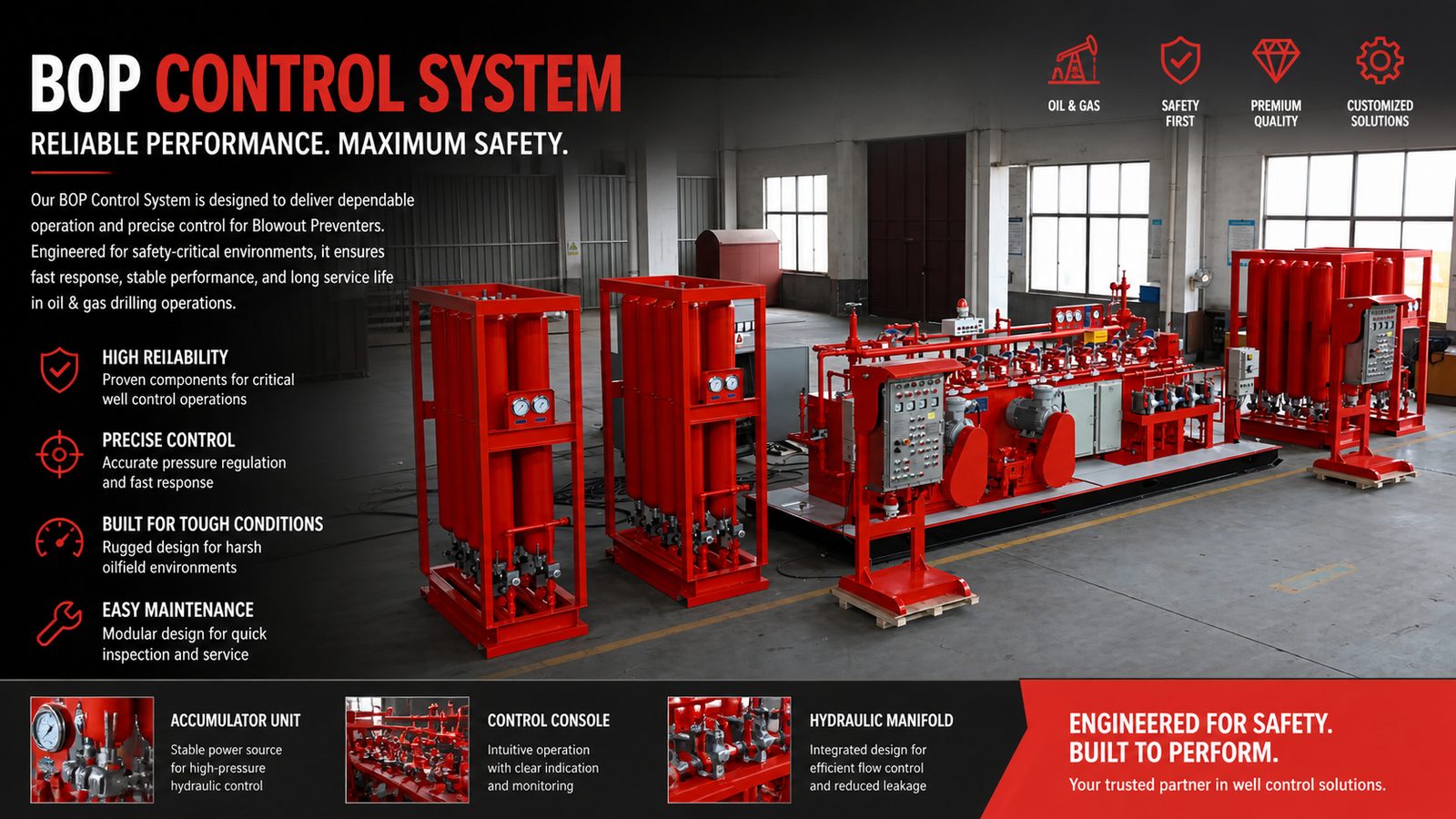 CAMTOP API 16D BOP Control Unit Koomey Unit