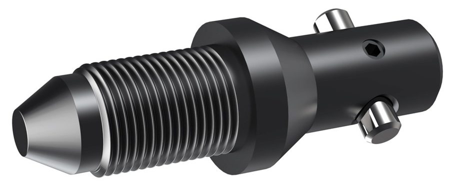 CAMTOP Type H BPV retrieving tool CAD rendering — solid stinger type tool with pin-slot fitting and polished rod socket for valve removal